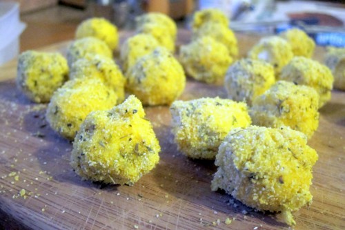 rolled cheese balls